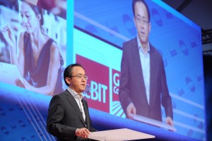 SP Kim delivering keynote at CeBIT 2014