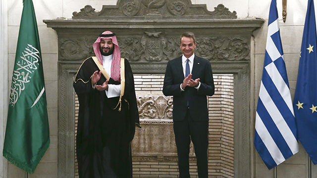 ΕΠΙΣΗΜΗ ΕΠΙΣΚΕΨΗ ΤΟΥ ΠΡΙΓΚΙΠΑ ΔΙΑΔΟΧΟΥ ΤΟΥ ΒΑΣΙΛΕΙΟΥ ΤΗΣ ΣΑΟΥΔΙΚΗΣ ΑΡΑΒΙΑΣ Mohammed bin Salman Al Saud ΣΤΗΝ ΕΛΛΑΔΑ <br><br> ΤΕΛΕΤΗ ΥΠΟΓΡΑΦΗΣ ΣΥΜΦΩΝΙΩΝ