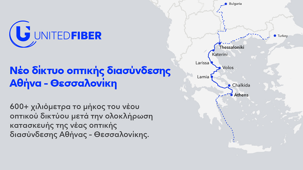 Η κάλυψη FTTH της United Fiber ξεπέρασε τα 850.000 σπίτια και επιχειρήσεις